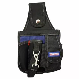 Westward Black Tool Pouch Polyester 152.4 mm (6 Inch) Overall Width, 5MZN0-5