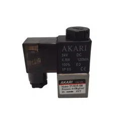 Akari 24 V DC 6.35 mm (1/4 inch) 2/2 Way Direct Acting Solenoid Valve 2V-025-08-picture-10