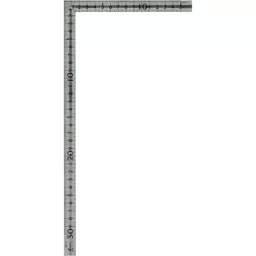 Shinwa Rules Stainless Steel Small Curved Scale 30x15 cm, 40385344-45
