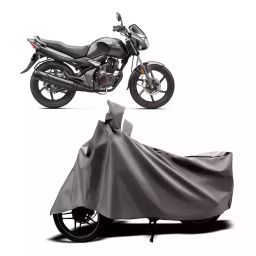 Auto Pearl Two Wheeler Cover with Bag for Honda CB Unicorn 150, Silver-image-33