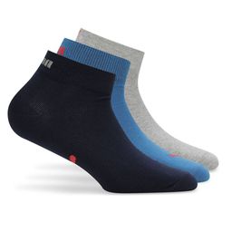 Puma Lifestyle Unisex Pack Of 3 Patterned Ankle Length Quarter Socks-20