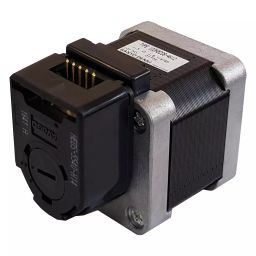 SANYO DENKI Stepper Motor W/ Encoder, 3-Ch, 0.26Nm, 2H4233B05S340-18