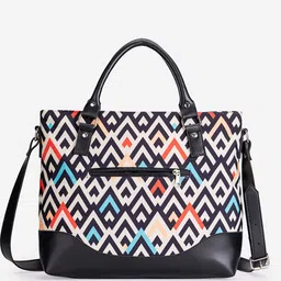 Anouk Geometric Printed Structured Handheld Bag image 3