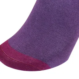 Man Arden Men Magenta Solid Ankle-Length Socks image 5