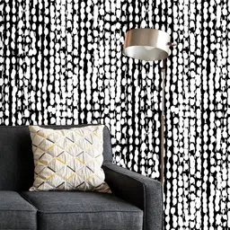 ArtzFolio Printed UV-Resistant Anti-Bacterial Abstract Indigo Tie Dye Batik Peel & Stick Wallpaper-image-40