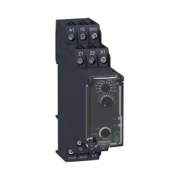 Schneider Electric 24 to 240 V AC/DC DPDT 8 A DIN Rail Mount Timer Relay, RE22R2MWMR-16