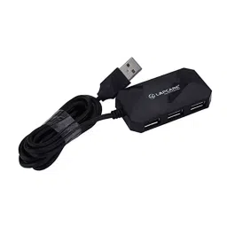 Lapcare 4 Port USB 2.0 Hub with 1.5m Cable (Black)-36