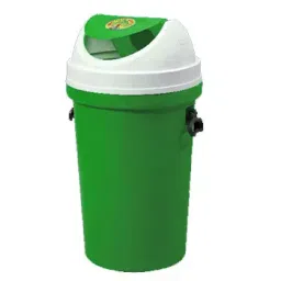 Sintex 80 Ltr. Green Swing lid Dustbin - GBVF 08-01-14