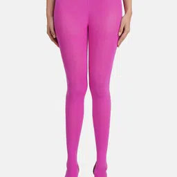 N2S NEXT2SKIN Women Pink Solid Stockings-picture-2