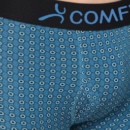 AMUL COMFY Pack Of 3 Printed Breathable Trunks-ACM101BTRNK-BK-GY-80-PO2 image 5