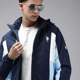 U.S. Polo Assn. Colourblocked Puffer Jacket With Detachable Hood-picture-52