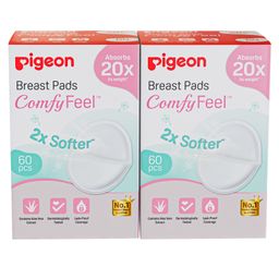 Pigeon Breast Pads Comfy Feel Pack of 2 - 60 Pieces each-image-3