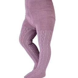 SYGA Cotton Solid Knit Tight Leggings - Purple-image-84