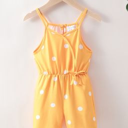 Kookie Kids Singlet Jumpsuit Polka Dot Print - Yellow-image-89