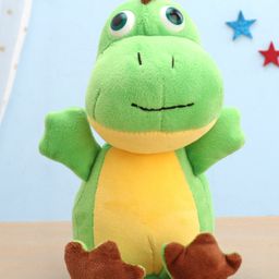 Aarohi Toys Musical Jumping Buddy Dino Soft Toy Green- Height 20.5 cm-picture-10