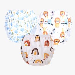 Chinmay Kids Baby Panty Boys and Girls Reusable Washable Printed Panty Pack of 3-20