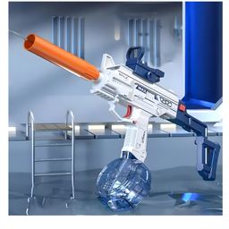 YAMAMA Realistic Water Gun Toys For Kids Electric UZI-SMG Water Gun Toys Repeater Automatic Water Spray Gun High Pressure Water Play Gun Toy- Multicolor-20