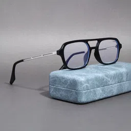 SUNGLASSIC Unisex Rectangle Sunglasses with UV Protected Lens-2