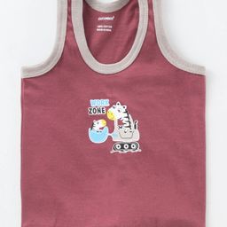Cucumber Sleeveless Vests Pack of 3 ( Color & Print May Vary) image 2