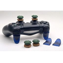 TMG Contoller Analog Sniper PS4 Thumbstick L2 R2 Trigger Extended Button Thumb Stick Cap for PS4 Controller - Blue image 5