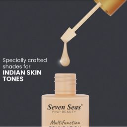 Seven Seas Multifunction Perfect Foundation- 30 ml- Skin image 4