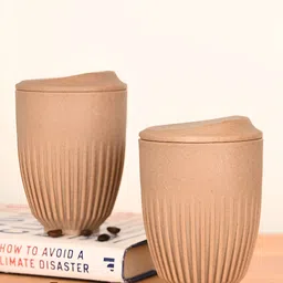 eha Unisex Beige Cups and Mugs-47