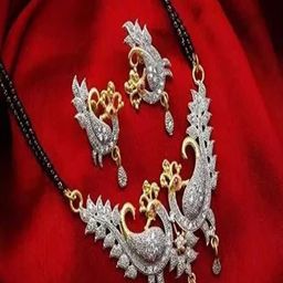 arjun navratn Artificial Stones Studded & Beaded Mangalsutra-image-53