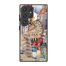 QRIOH Graphic Printed Lightweight Silicone Samsung Galaxy S25 Ultra 5G Glass Back Case-image-95