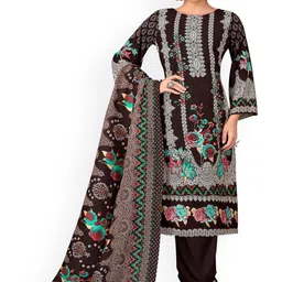 DRAVINAM Trends Printed Viscose Rayon Unstitched Dress Material-picture-13