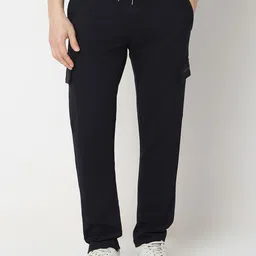 Underjeans by Spykar Men Mid Rise Cargo Trousers-image-94