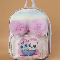 Ginger by Lifestyle PU Graphic Printed Bagpack-56