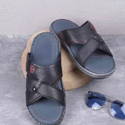 Metro Men Leather Comfort Sandals-picture-15