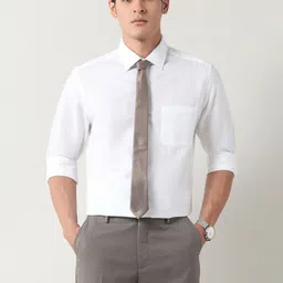 Arrow Slim Fit Spread Collar Formal Cotton Shirt-picture-23