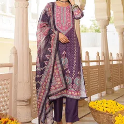 KALINI Women Ethnic Motifs Printed Kurta with Trousers & Dupatta-picture-13