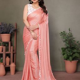 Anouk Striped Embroidered Border Saree-picture-45