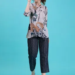 Amarasha Printed Shirt & Trousers Co-Ord Set-picture-43