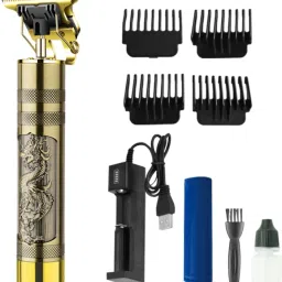 dhriyag T9 Professional Clipper Grooming Kit Trimmer 120 minRuntime 4 Length Settings-image-3
