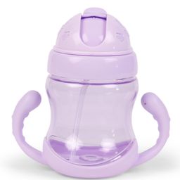 Twin Handle Sipper Cup With Straw - Lavender (Design May Vary)-image-56