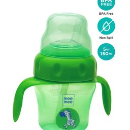 Mee Mee 2 in 1 Spout & Straw Sipper Cup Green - 150 ml-11