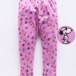 Eteenz Full Length Leggings Snoopy Print - Pink-picture-18