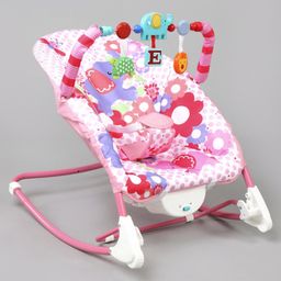Zoe Battery Operated Musical & Portable Baby Rocker - Pink-5