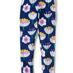Kookie Kids Full Length Legging Floral Print - Blue-image-45