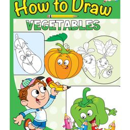 How to Draw Vegetables Step by Step Drawing Book - English-26