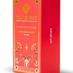 Pujashree Products Global Pvt Ltd. 50Pc Orange-Colored Wooden Zodiac Incense Dhoop Cones-image-74