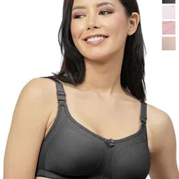 SHYAM SONS FLAIR Women Pack of 4 Full Coverage Non-Wired & Non Padded Minimizer Bra-picture-27