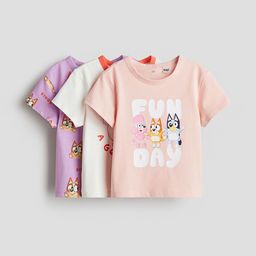 H&M 3-Pack Printed Jersey Tops-picture-31