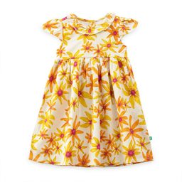 JusCubs Girls Floral Printed Cotton Fit & Flare Dress-picture-40