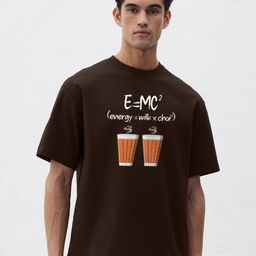 TOGS & TERRE Typography Printed Round Neck Organic Cotton Oversized T-shirt-picture-20