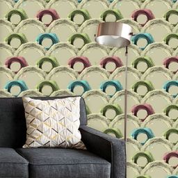 ArtzFolio Printed UV-Resistant Anti-Bacterial Fluffy Circles Peel & Stick Wallpaper-image-32