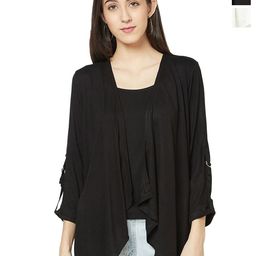 Espresso Selection Of 2 Self Design Shrug-41
